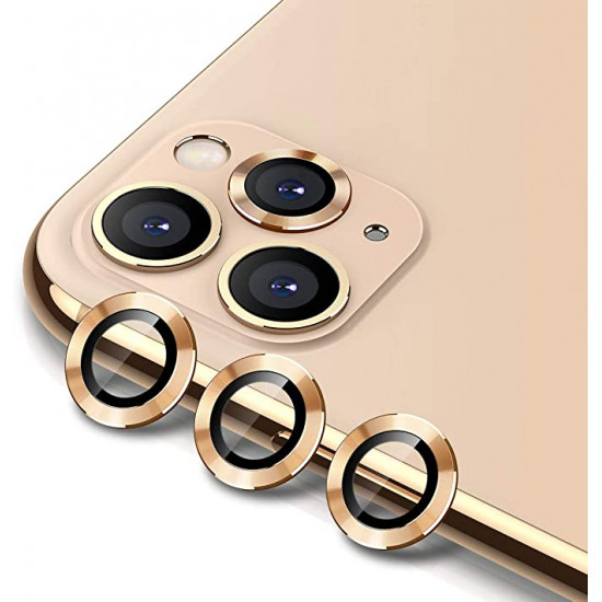 Camera Lens Protector for iPhone 11 series, Premium Tempered Glass Film Aluminum Alloy Lens Ring Cover