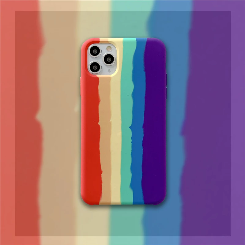 Rainbow Flag Gradient Color Case for iPhone