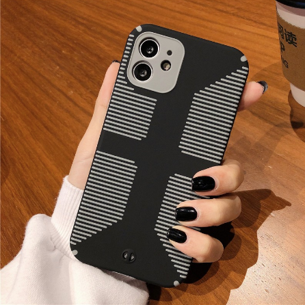 Striped Cross Speck Candy Shell Grip Case for iPhone 12 [6.5-inch]