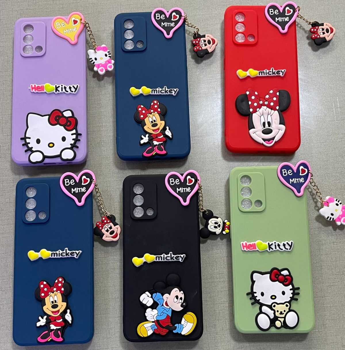 OPPO A16 New Soft Matte Hello Kitty Case With Chain Mobile Phone Cover