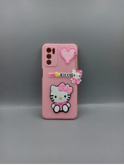 OPPO A16 New Soft Matte Hello Kitty Case With Chain Mobile Phone Cover
